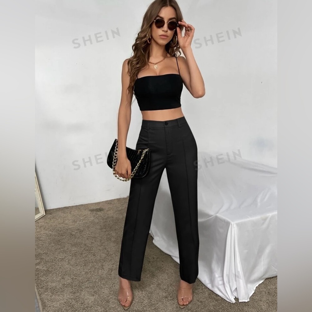 Black High Waist Pants Brand New
